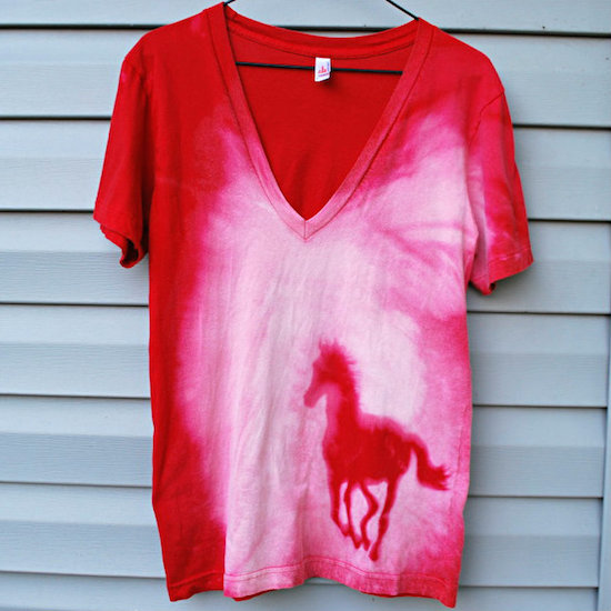 How to Make a Bleach T Shirt (with Pictures) - wikiHow