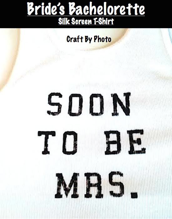 Bride's Bachelorette Silk Screen T-Shirt Cover